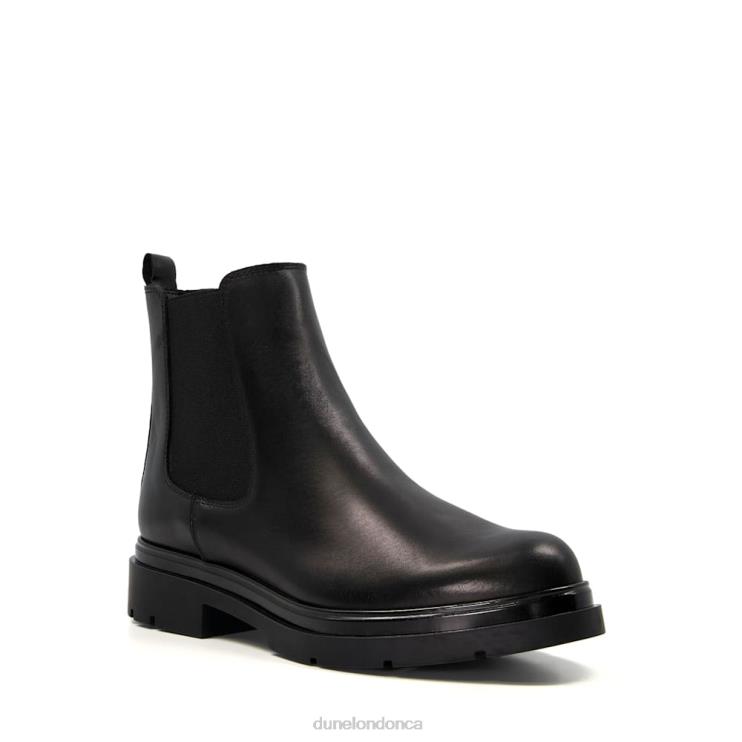 Dune London Pinot Women Leather Chelsea Boots Black 2Z0DB313