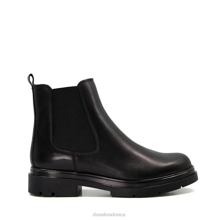 Dune London Pinot Women Leather Chelsea Boots Black 2Z0DB313