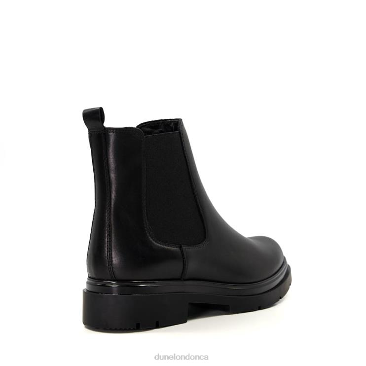 Dune London Pinot Women Leather Chelsea Boots Black 2Z0DB313