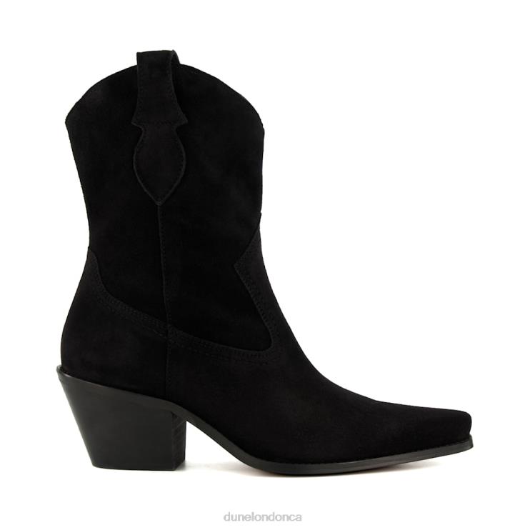 Dune London Pardner Women Heeled Western Boots Black 2Z0DB158