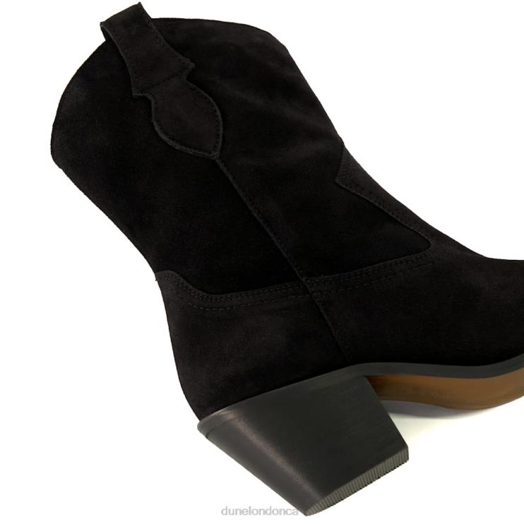 Dune London Pardner Women Heeled Western Boots Black 2Z0DB158