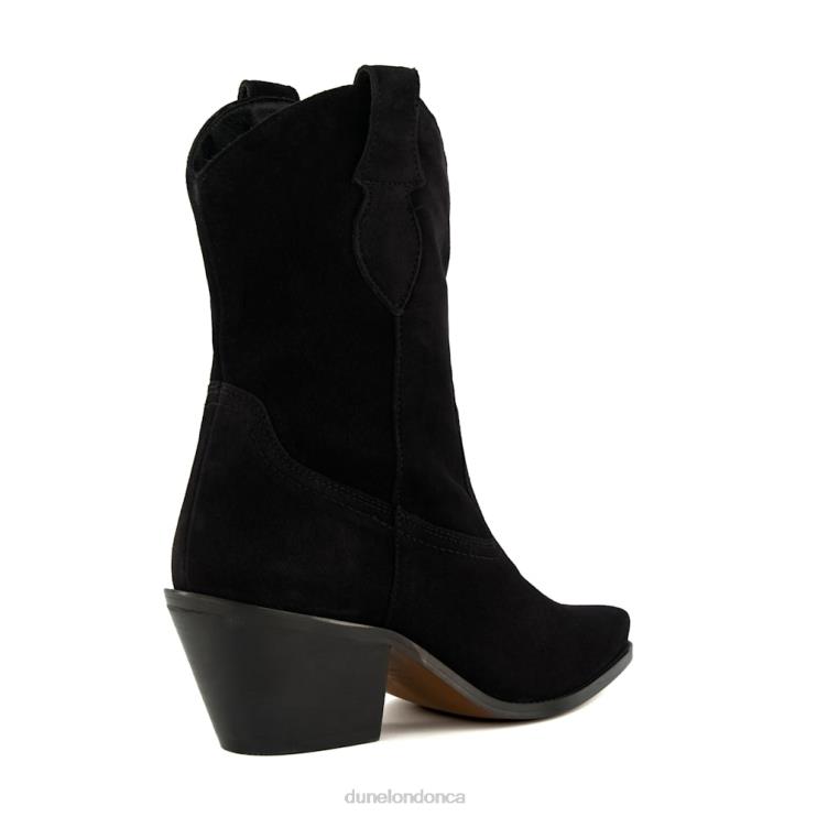 Dune London Pardner Women Heeled Western Boots Black 2Z0DB158