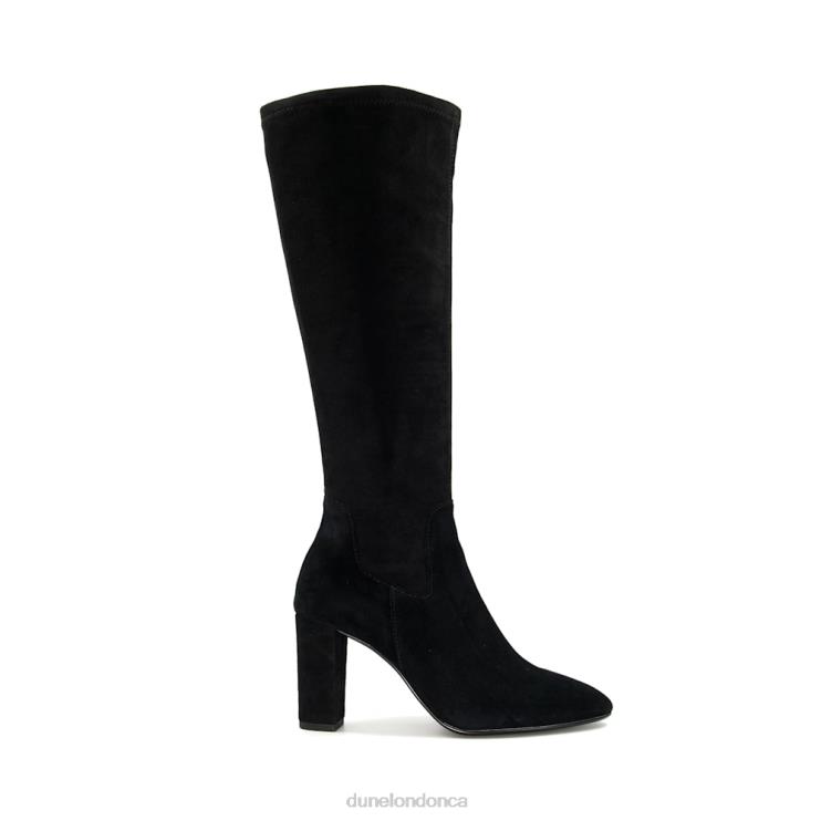 Dune London Siren Women Wide Fit Heeled Knee-High Boots Black 2Z0DB526