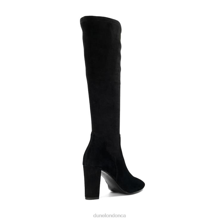 Dune London Siren Women Wide Fit Heeled Knee-High Boots Black 2Z0DB526
