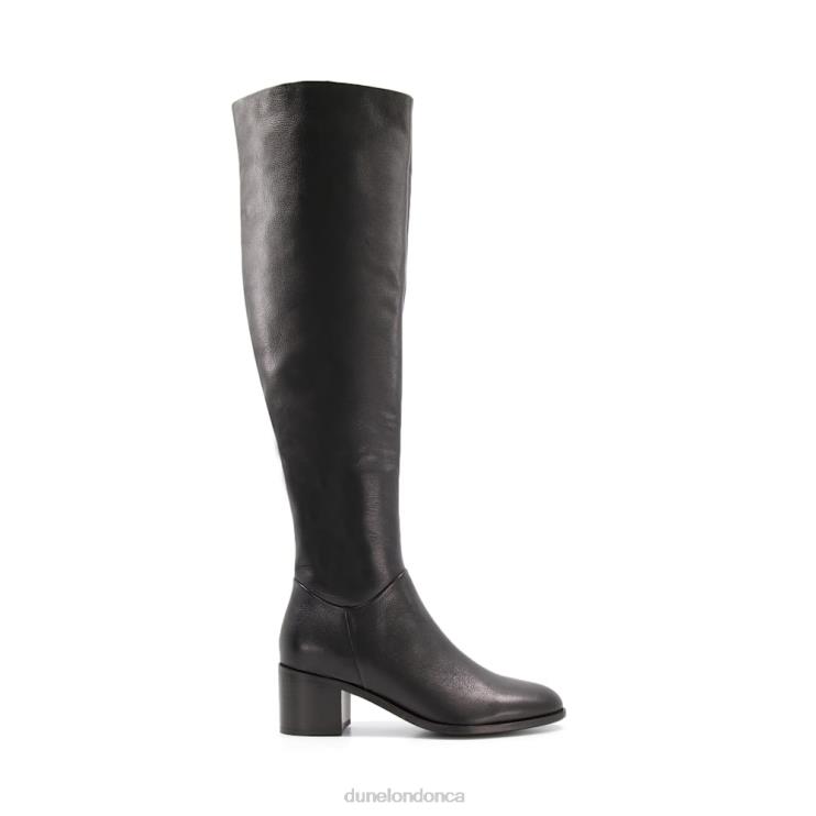 Dune London Trinny Women Leather Knee-High Boots Black 2Z0DB510