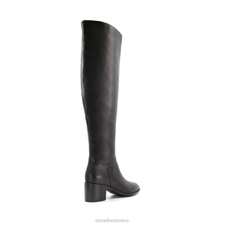 Dune London Trinny Women Leather Knee-High Boots Black 2Z0DB510