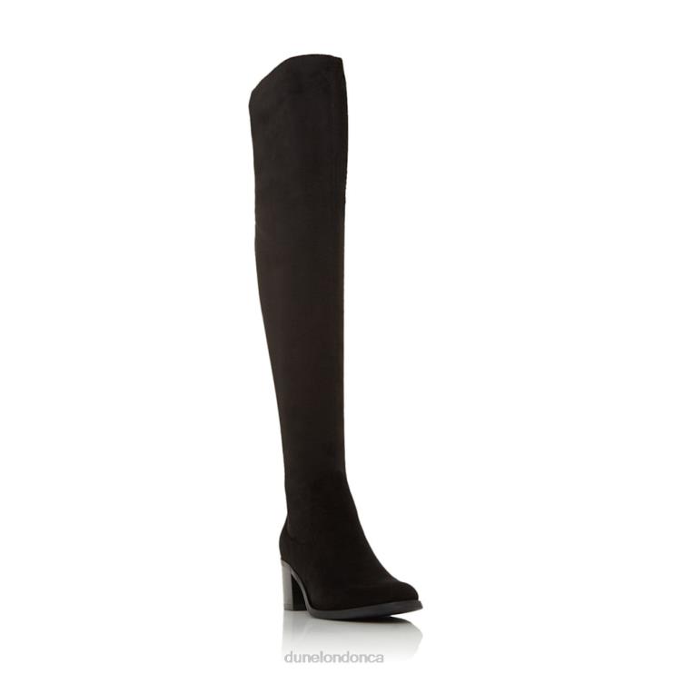 Dune London Sander Women Over The Knee Boots Black 2Z0DB518