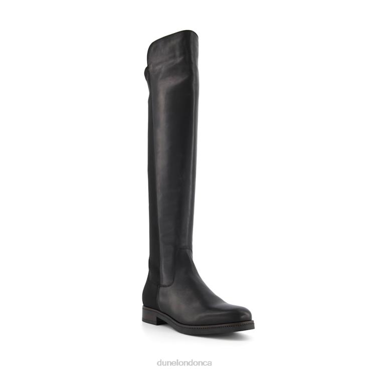 Dune London Tropic Women Over-The-Knee Stretch Boots Black 2Z0DB513