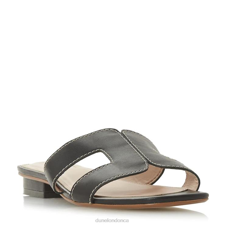 Dune London Loupe Women Smart Slider Sandals Black 2Z0DB632