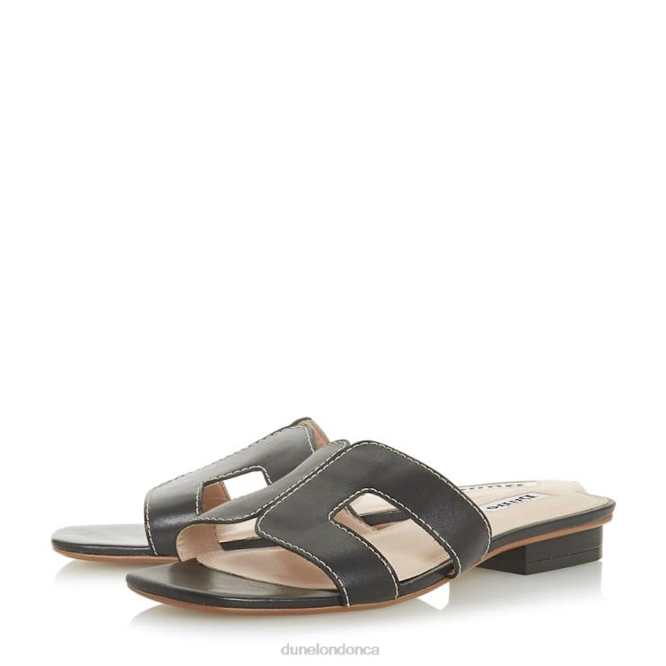 Dune London Loupe Women Smart Slider Sandals Black 2Z0DB632
