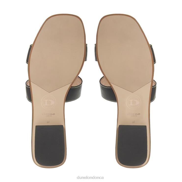 Dune London Loupe Women Smart Slider Sandals Black 2Z0DB632