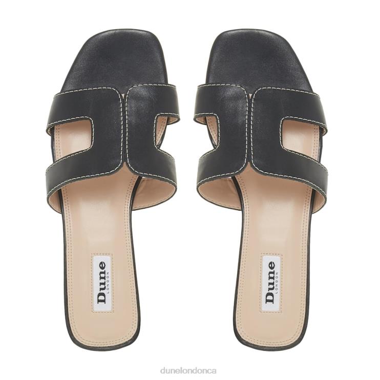 Dune London Loupe Women Smart Slider Sandals Black 2Z0DB632