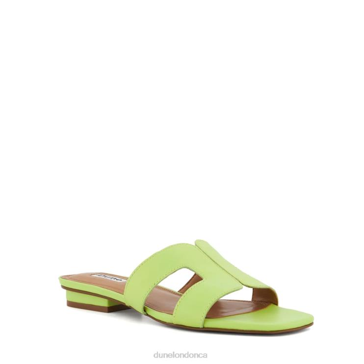 Dune London Loupe Women Smart Slider Sandals Lime Green 2Z0DB626