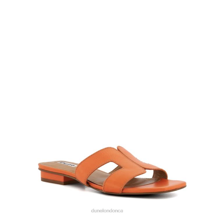 Dune London Loupe Women Smart Slider Sandals Orange 2Z0DB425