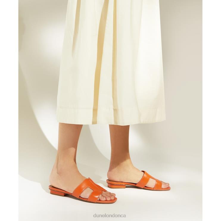 Dune London Loupe Women Smart Slider Sandals Orange 2Z0DB425
