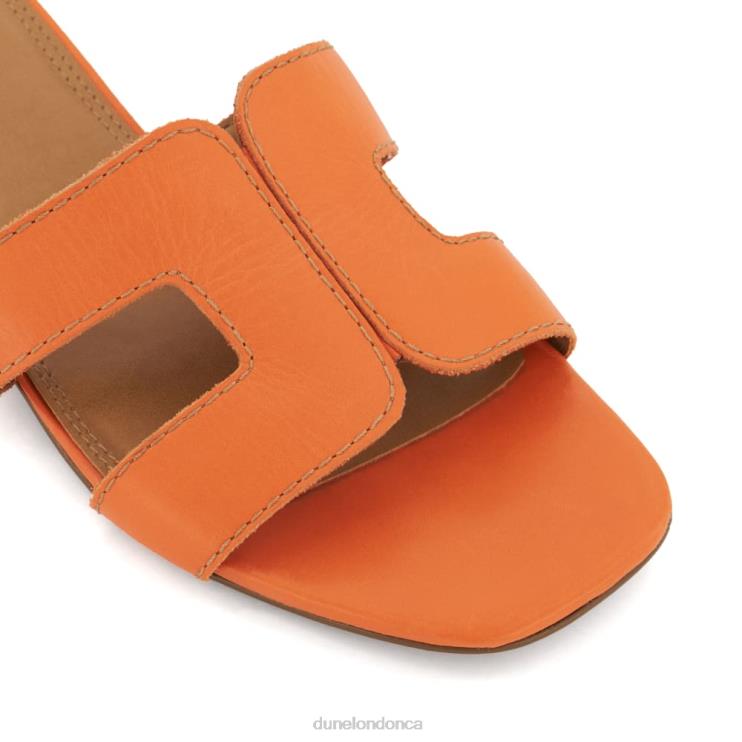 Dune London Loupe Women Smart Slider Sandals Orange 2Z0DB425