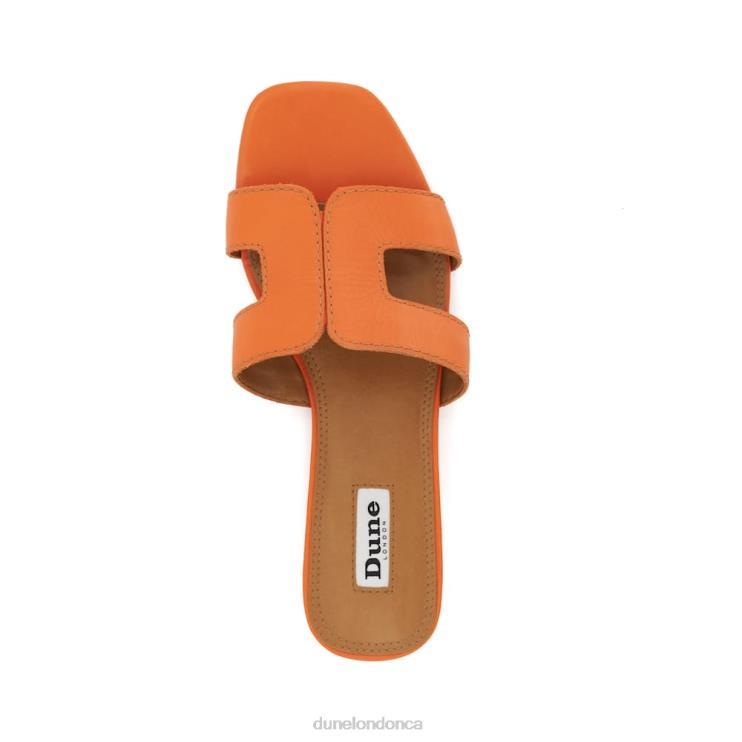 Dune London Loupe Women Smart Slider Sandals Orange 2Z0DB425