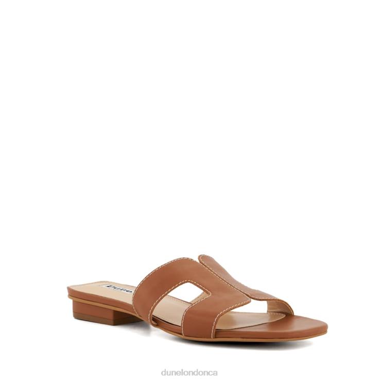 Dune London Loupe Women Smart Slider Sandals Tan 2Z0DB5