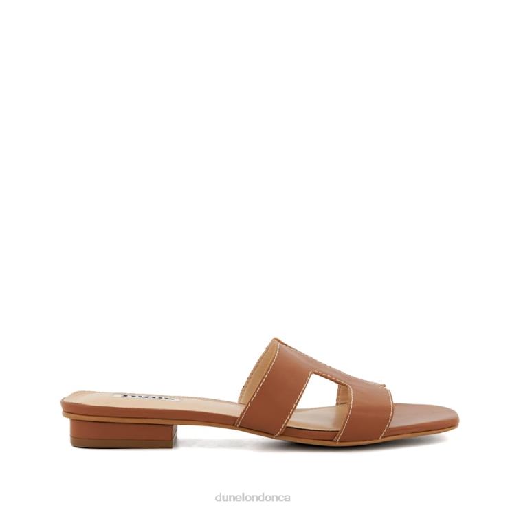 Dune London Loupe Women Smart Slider Sandals Tan 2Z0DB5