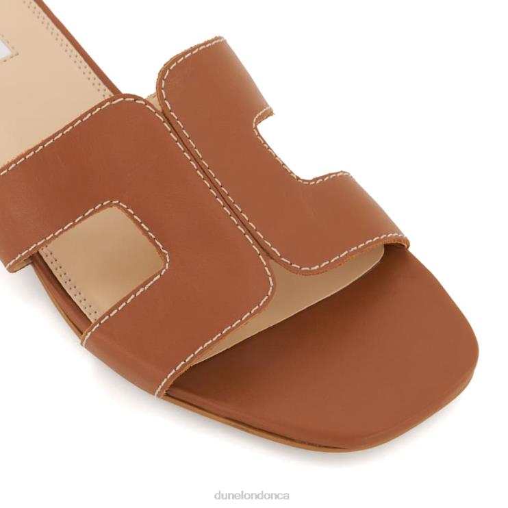 Dune London Loupe Women Smart Slider Sandals Tan 2Z0DB5