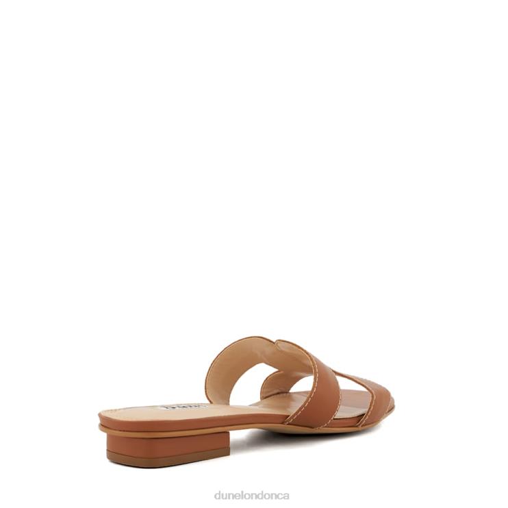 Dune London Loupe Women Smart Slider Sandals Tan 2Z0DB5