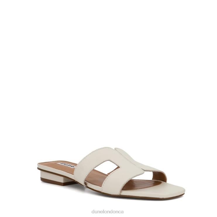 Dune London Loupe Women Smart Slider Sandals White 2Z0DB544