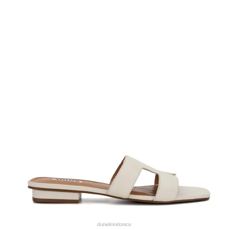 Dune London Loupe Women Smart Slider Sandals White 2Z0DB544