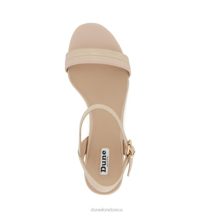 Dune London Loyalty Women Leather Sandals Blush 2Z0DB129