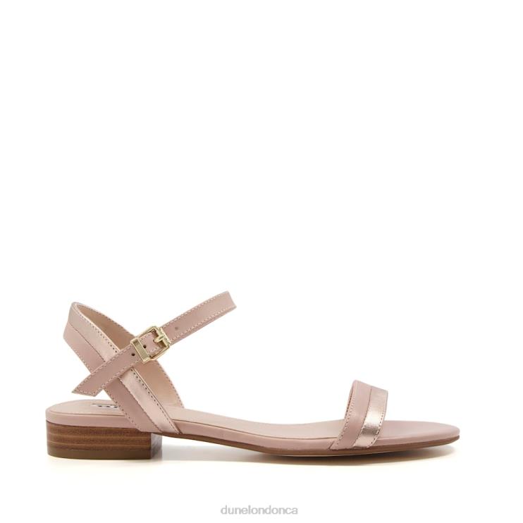 Dune London Loyalty Women Leather Sandals Blush 2Z0DB637