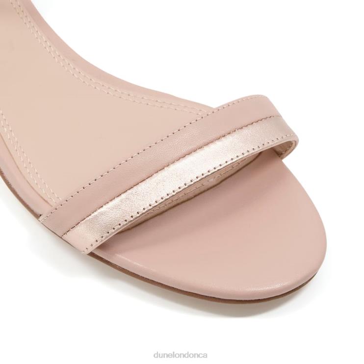 Dune London Loyalty Women Leather Sandals Blush 2Z0DB637