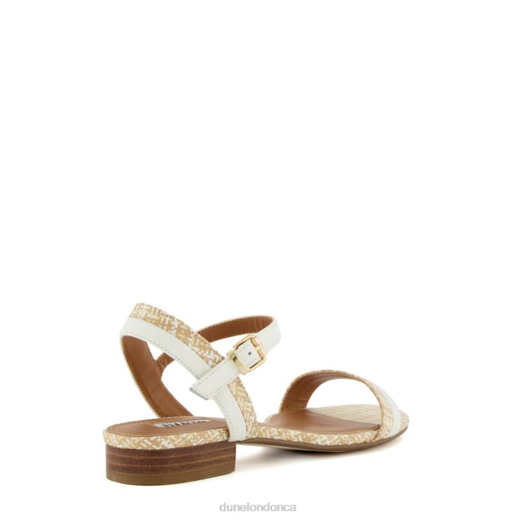 Dune London Loyalty Women Leather Sandals White 2Z0DB131