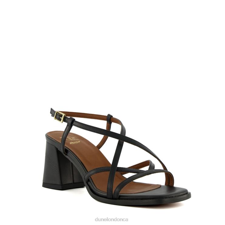 Dune London Jacintas Women Strappy Block-Heel Sandals Black 2Z0DB582