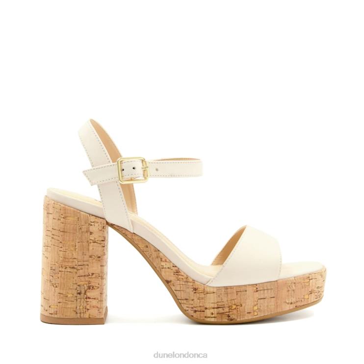 Dune London Jodi Women Cork-Platform Sandals Nude 2Z0DB461