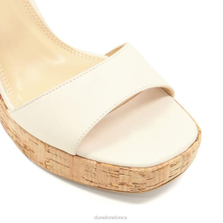 Dune London Jodi Women Cork-Platform Sandals Nude 2Z0DB461