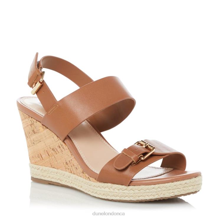 Dune London Kendyll Women Wedge Sandals Tan 2Z0DB621