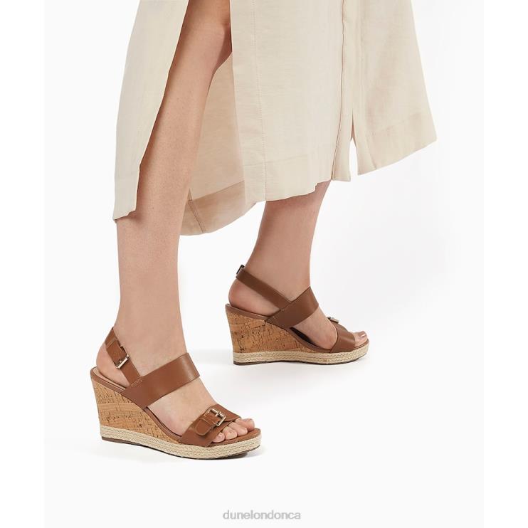 Dune London Kendyll Women Wedge Sandals Tan 2Z0DB621
