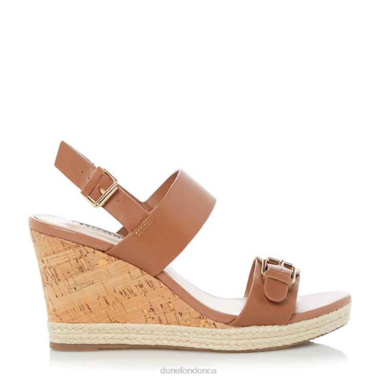 Dune London Kendyll Women Wedge Sandals Tan 2Z0DB621