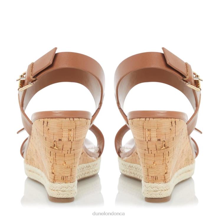 Dune London Kendyll Women Wedge Sandals Tan 2Z0DB621