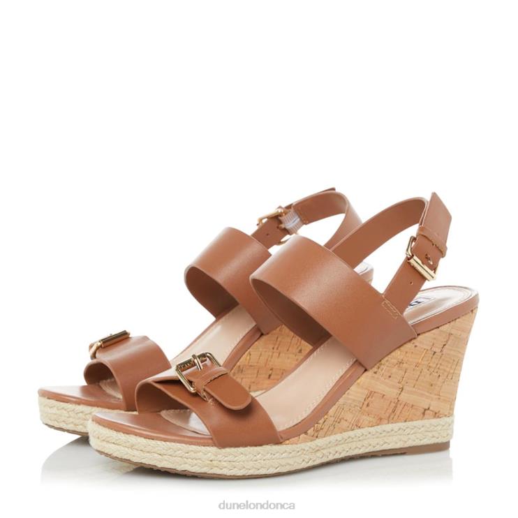 Dune London Kendyll Women Wedge Sandals Tan 2Z0DB621