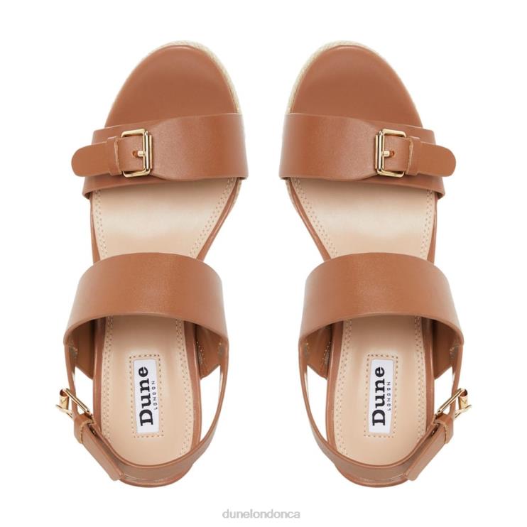 Dune London Kendyll Women Wedge Sandals Tan 2Z0DB621