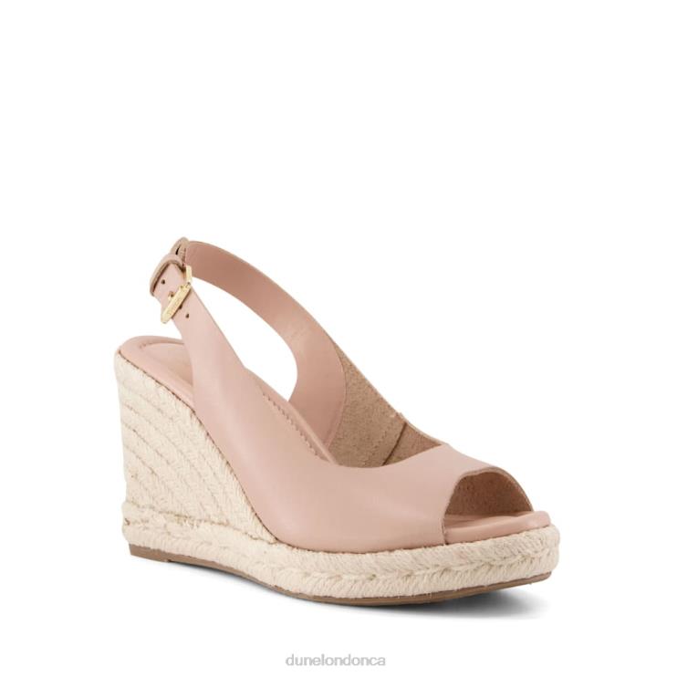 Dune London Kimmy Women Peep-Toe Wedges Blush 2Z0DB600