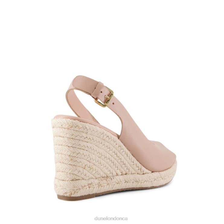 Dune London Kimmy Women Peep-Toe Wedges Blush 2Z0DB600