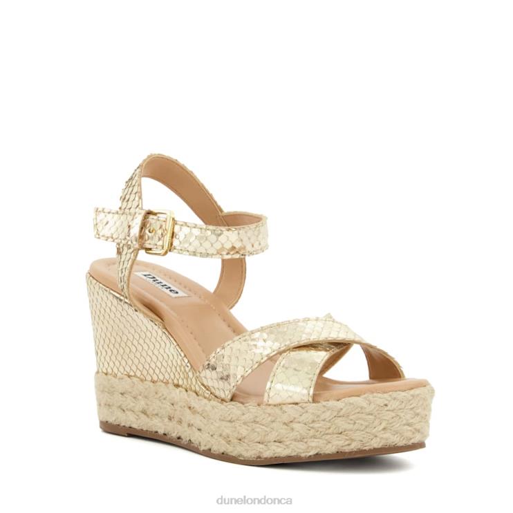 Dune London Kind Women Espadrille-Wedge-Heel Sandals Gold 2Z0DB171