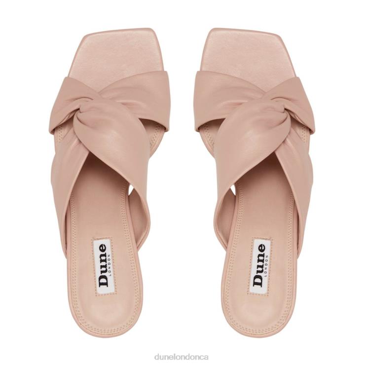 Dune London Magnet Women Twist Knot Mule Ecru 2Z0DB439