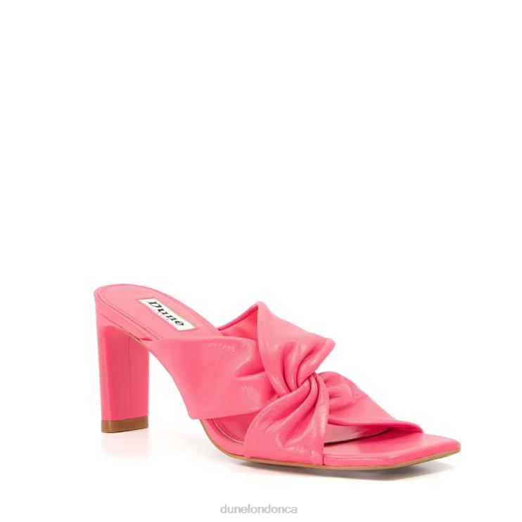 Dune London Magnet Women Twist Knot Mule Pink 2Z0DB598