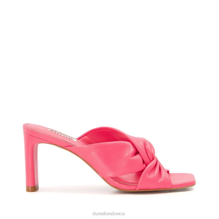 Dune London Magnet Women Twist Knot Mule Pink 2Z0DB598
