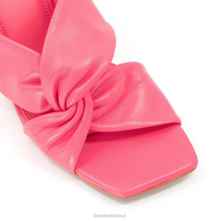 Dune London Magnet Women Twist Knot Mule Pink 2Z0DB598