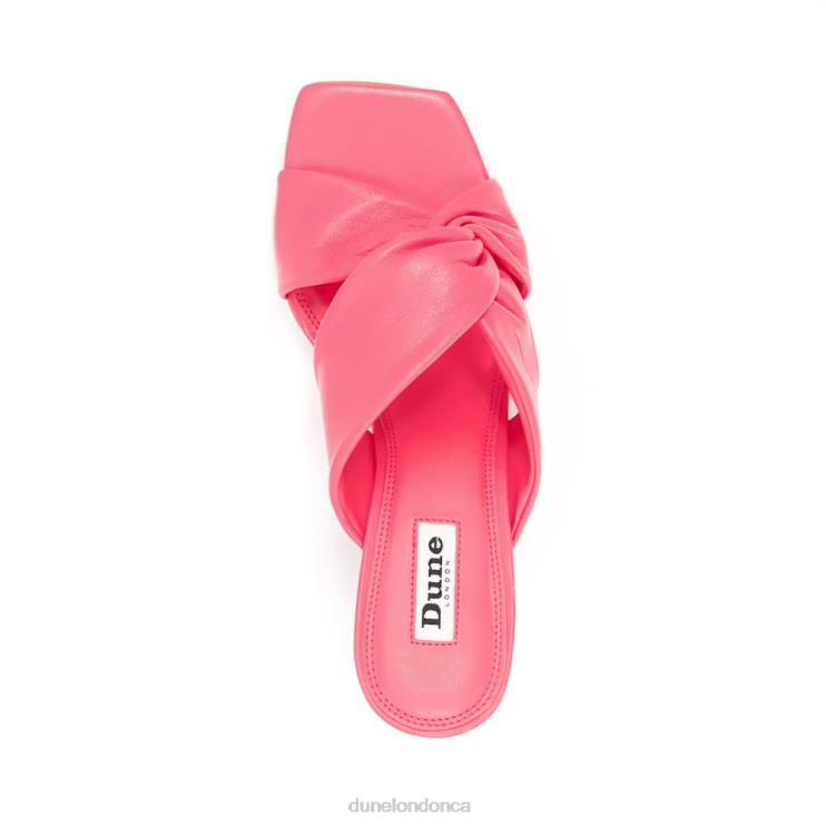 Dune London Magnet Women Twist Knot Mule Pink 2Z0DB598