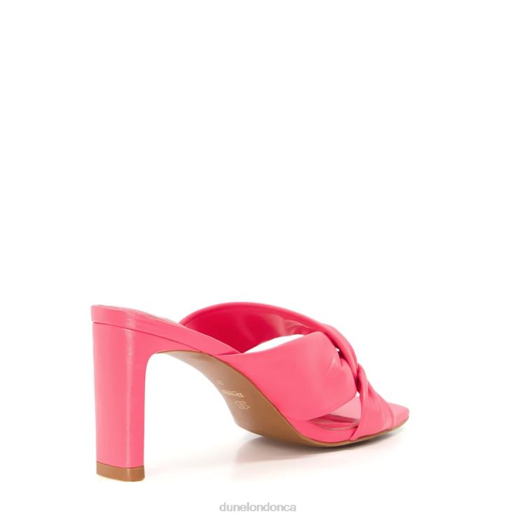 Dune London Magnet Women Twist Knot Mule Pink 2Z0DB598
