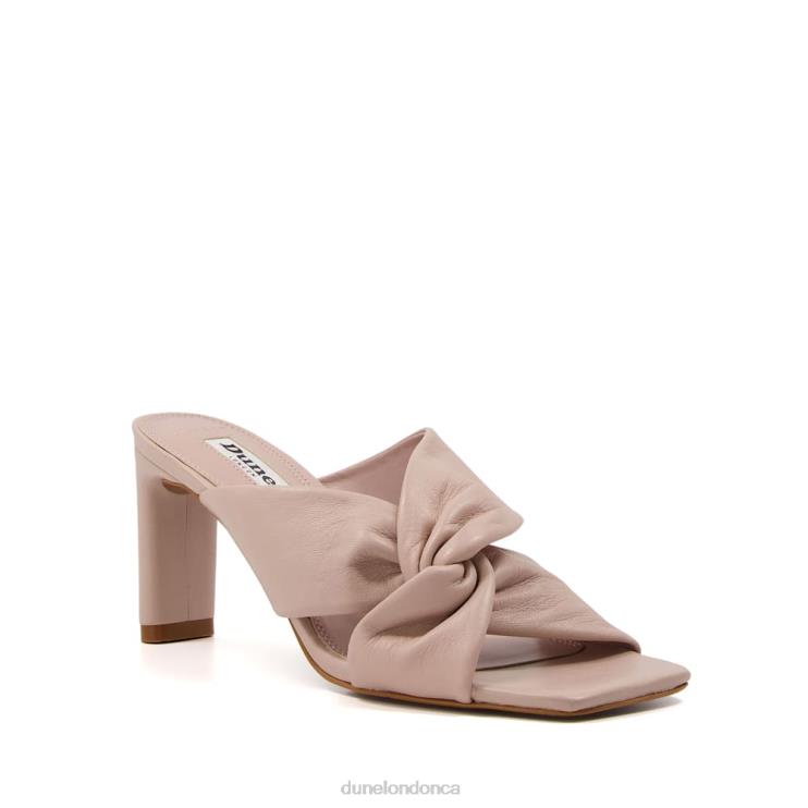 Dune London Magnet Women Wide Fit Knot Mule Sandals Ecru 2Z0DB427